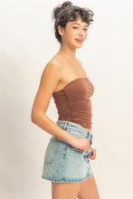 Load image into Gallery viewer, Ruched Tube Top (2 Colors)
