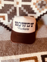 Load image into Gallery viewer, Howdy F*ckers Trucker Hat
