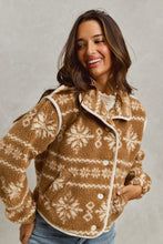 Load image into Gallery viewer, Fair Isle Sherpa Jacket
