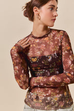 Load image into Gallery viewer, Floral Mesh Top
