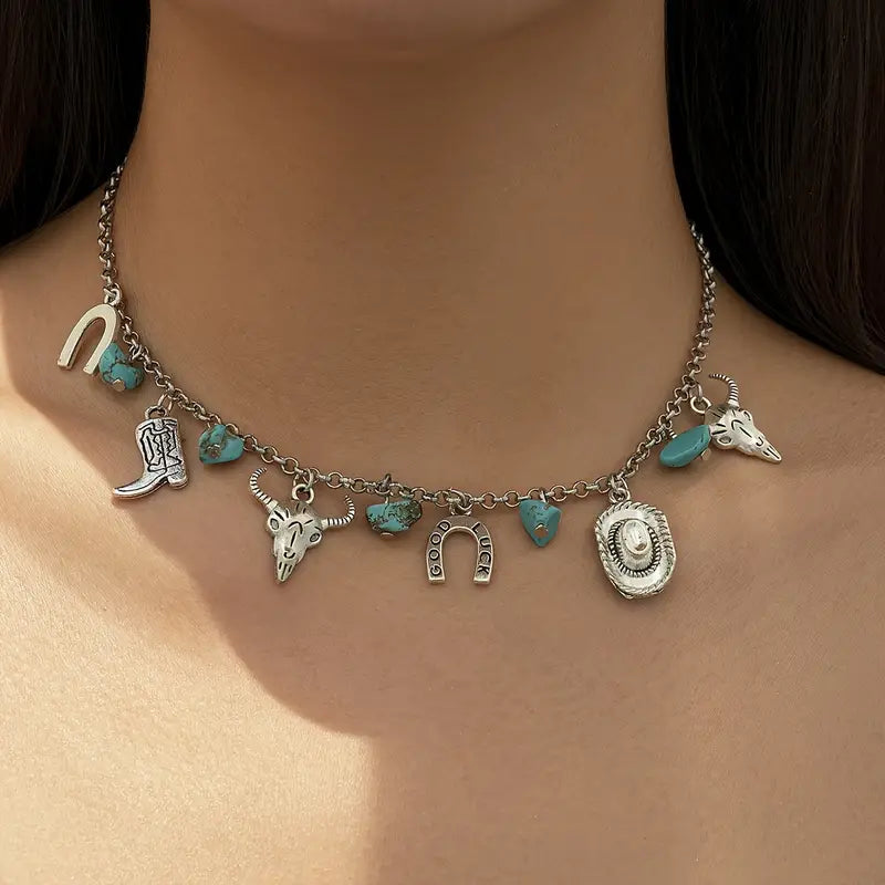 Cowboy Charm Necklace