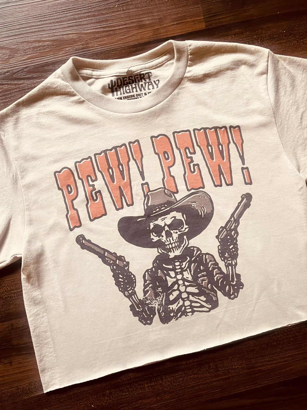 Pew Pew Cropped Tee