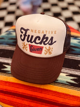 Load image into Gallery viewer, Negative F's Given Trucker Hat
