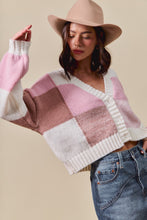 Load image into Gallery viewer, Color Block Cardigan
