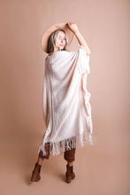 Load image into Gallery viewer, Frayed Bohemian Ruana
