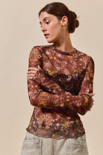 Load image into Gallery viewer, Floral Mesh Top
