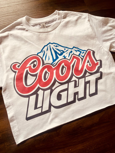 Coors Light Cropped Tee