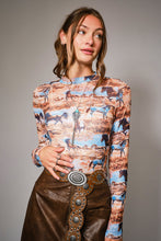 Load image into Gallery viewer, Wild Horse Mesh Top
