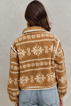 Load image into Gallery viewer, Fair Isle Sherpa Jacket
