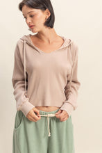 Load image into Gallery viewer, Mineral Cropped Waffle Top (2 Colors)
