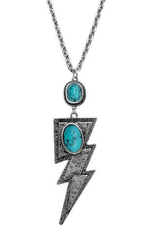 Turquoise Bolt Necklace
