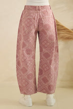 Load image into Gallery viewer, Paisley Denim Pants
