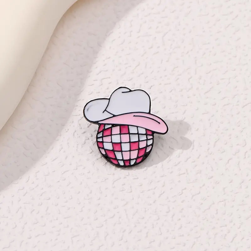 Disco Cowgirl Pin