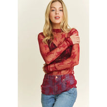 Load image into Gallery viewer, Mesh Lace Top ( 9 Colors)
