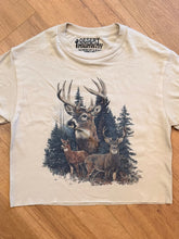 Load image into Gallery viewer, Vintage Deer Cropped Tee
