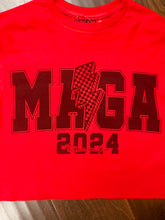 Load image into Gallery viewer, Trump Bolt MAGA Cropped Tee (More Colors)
