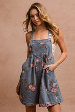 Load image into Gallery viewer, Floral Wide Leg Overalls

