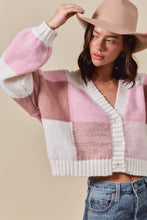 Load image into Gallery viewer, Color Block Cardigan
