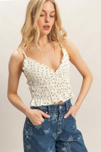 Load image into Gallery viewer, Fruit Smocked Cami Top (2 Colors)
