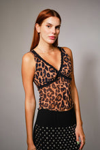 Load image into Gallery viewer, Leopard Mesh Tank

