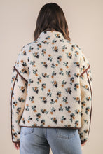 Load image into Gallery viewer, Floral Sherpa Jacket
