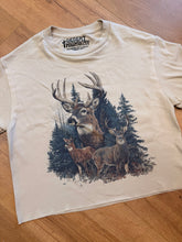 Load image into Gallery viewer, Vintage Deer Cropped Tee
