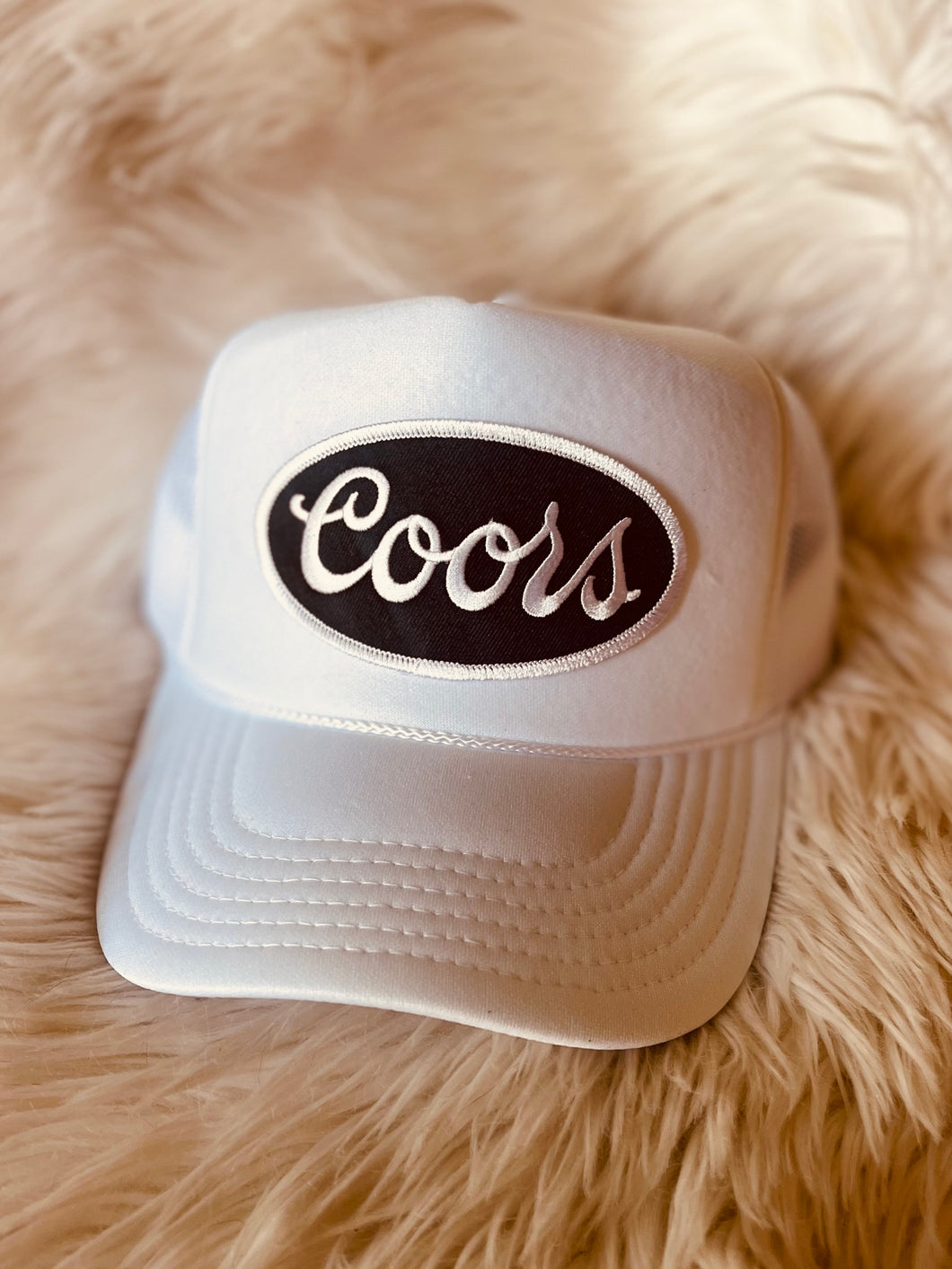 Coors Black Patch Trucker Hat (More Colors Available)