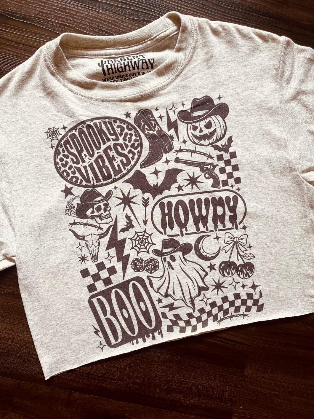 Halloween Vibes Cropped Tee