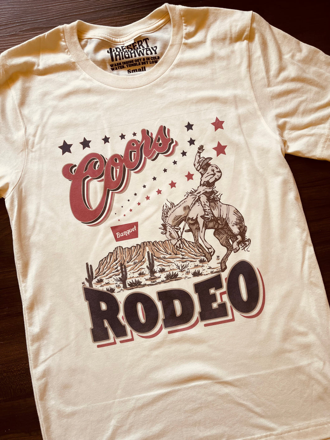 Stars Pink Rodeo Tee