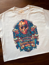 Load image into Gallery viewer, Camp Crystal Lake Cropped Tee

