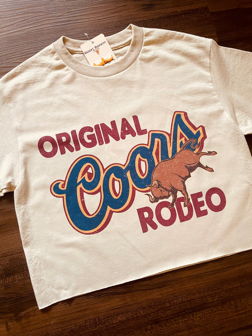 Original Coors Rodeo Cropped Tee