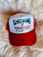 Load image into Gallery viewer, Wranglin Babe Trucker Hat
