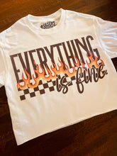 Load image into Gallery viewer, Everything Is Fine Cropped Tee
