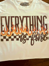Load image into Gallery viewer, Everything Is Fine Cropped Tee
