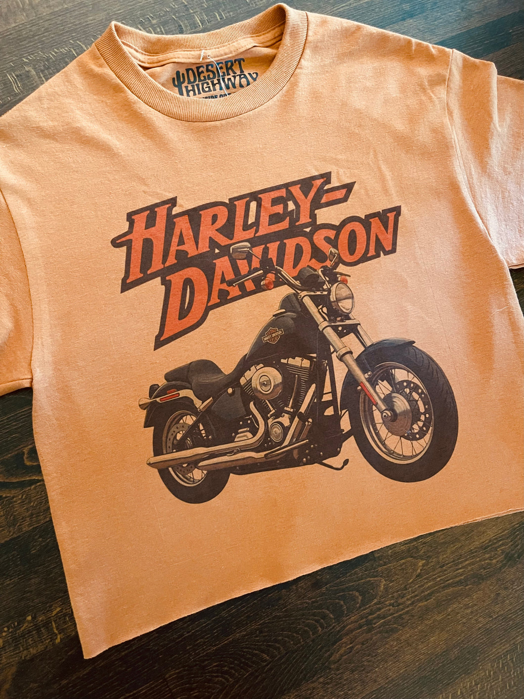 Vintage Moto Cropped Tee