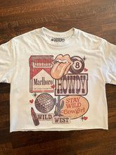 Load image into Gallery viewer, Stay Wild Cowgirl Cropped Tee
