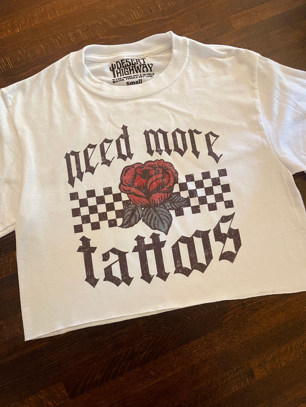 More Tattoos Cropped Tee