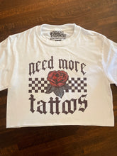 Load image into Gallery viewer, More Tattoos Cropped Tee
