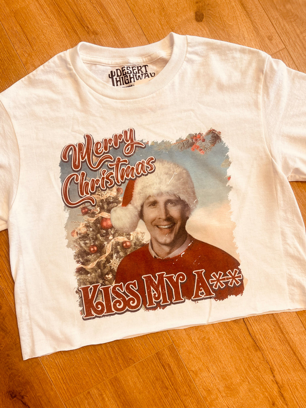 Kiss My A** Cropped Tee