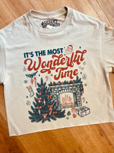 Load image into Gallery viewer, Most Wonderful Time Cropped Tee
