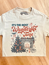 Load image into Gallery viewer, Most Wonderful Time Cropped Tee
