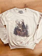 Load image into Gallery viewer, Vintge Deer Crewneck
