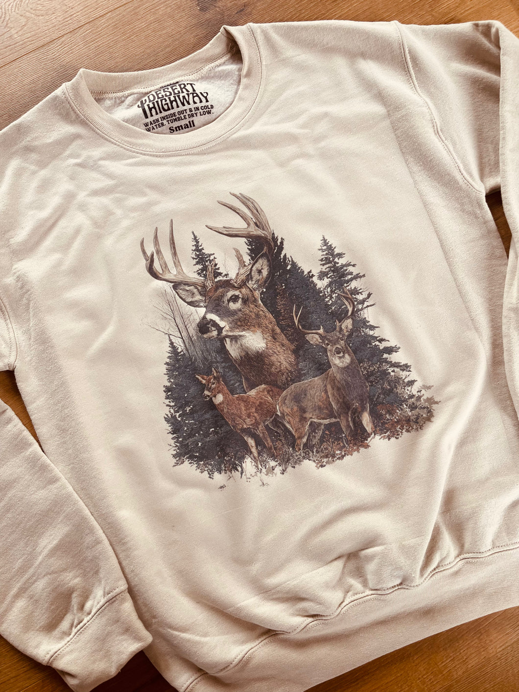 Vintge Deer Crewneck