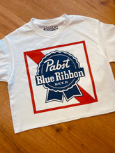 Load image into Gallery viewer, Blue Ribbon Cropped Tee
