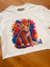 Load image into Gallery viewer, 90's Cheetah Cropped Tee
