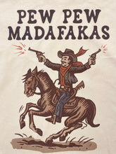Load image into Gallery viewer, Pew Pew Matafakas Cropped Tee
