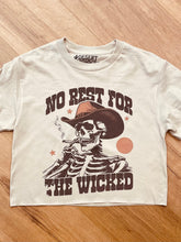 Load image into Gallery viewer, No Rest Cropped Tee
