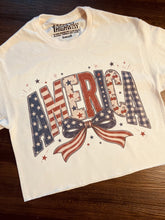 Load image into Gallery viewer, America The Beautiful Cropped Tee
