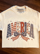 Load image into Gallery viewer, America The Beautiful Cropped Tee
