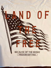 Load image into Gallery viewer, Land Of The Free Cropped Tee
